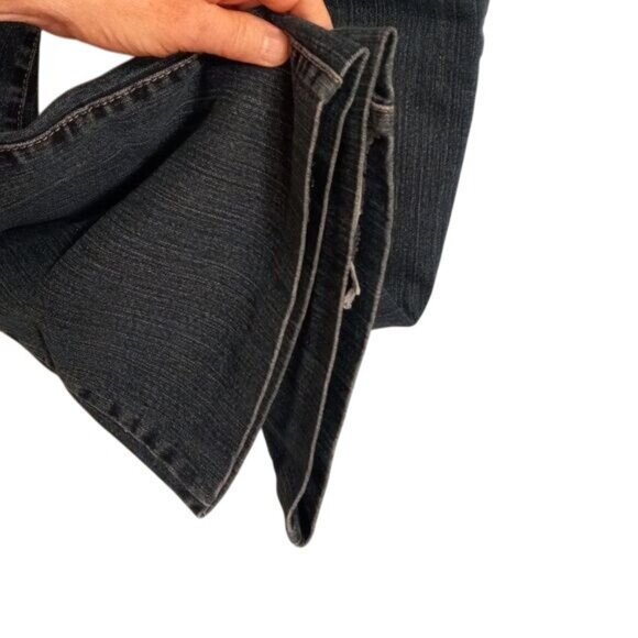 Christopher & Banks Size 8 Womens Jeans Stretch Blue Denim Bootcut Dark Wash - Picture 2 of 12